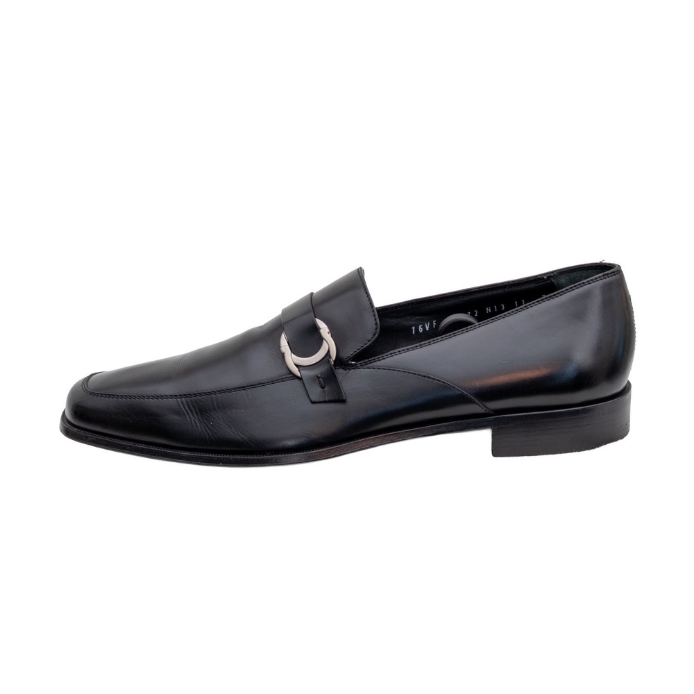 Vintage Salvatore Ferragamo Studio Black Horsebit Loafers Dress Shoes US 11 D - Picture 4 of 16